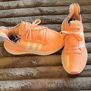 Adidas Coral Sneakers with White Accents